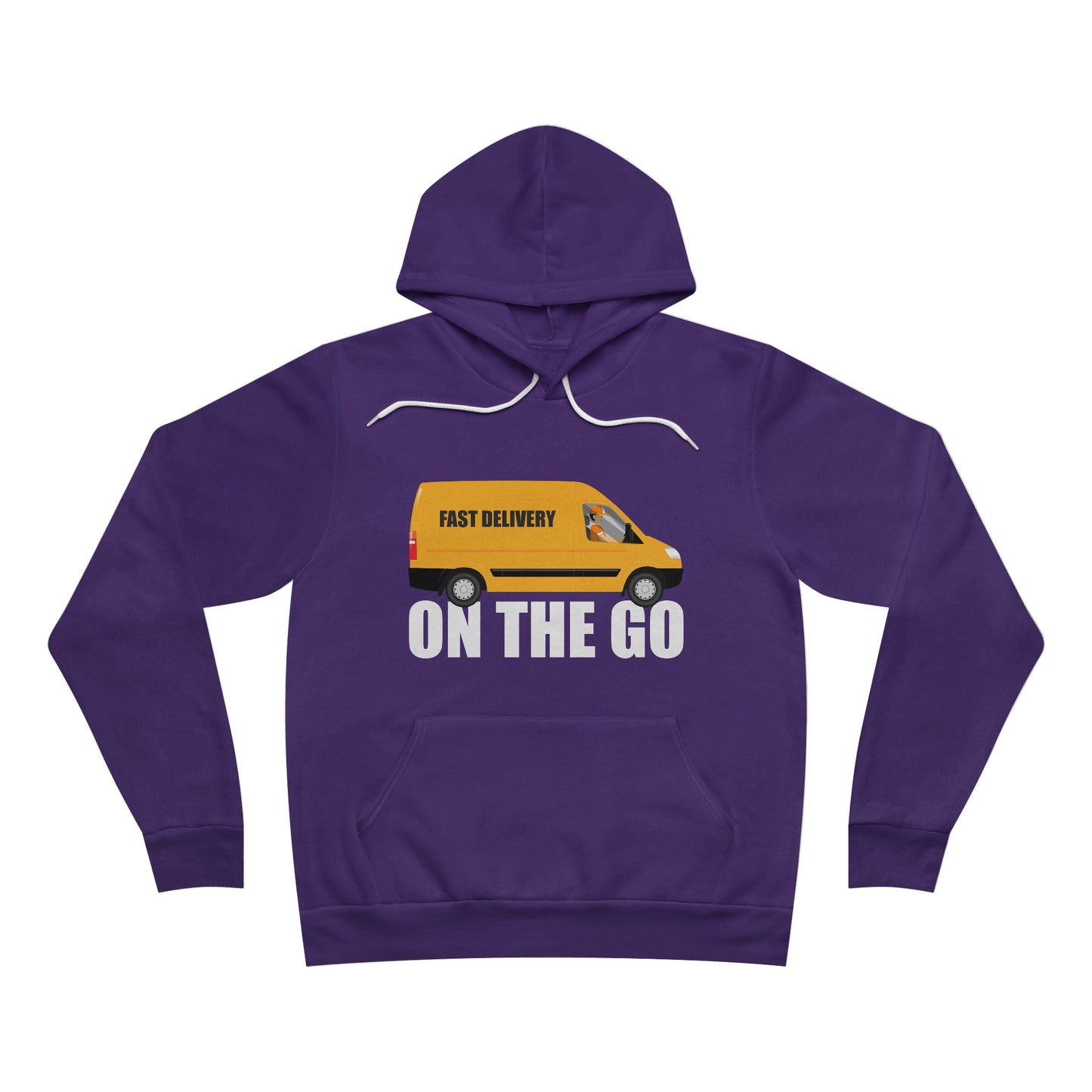 On the Go - Unisex Sponge Fleece Pullover Hoodie