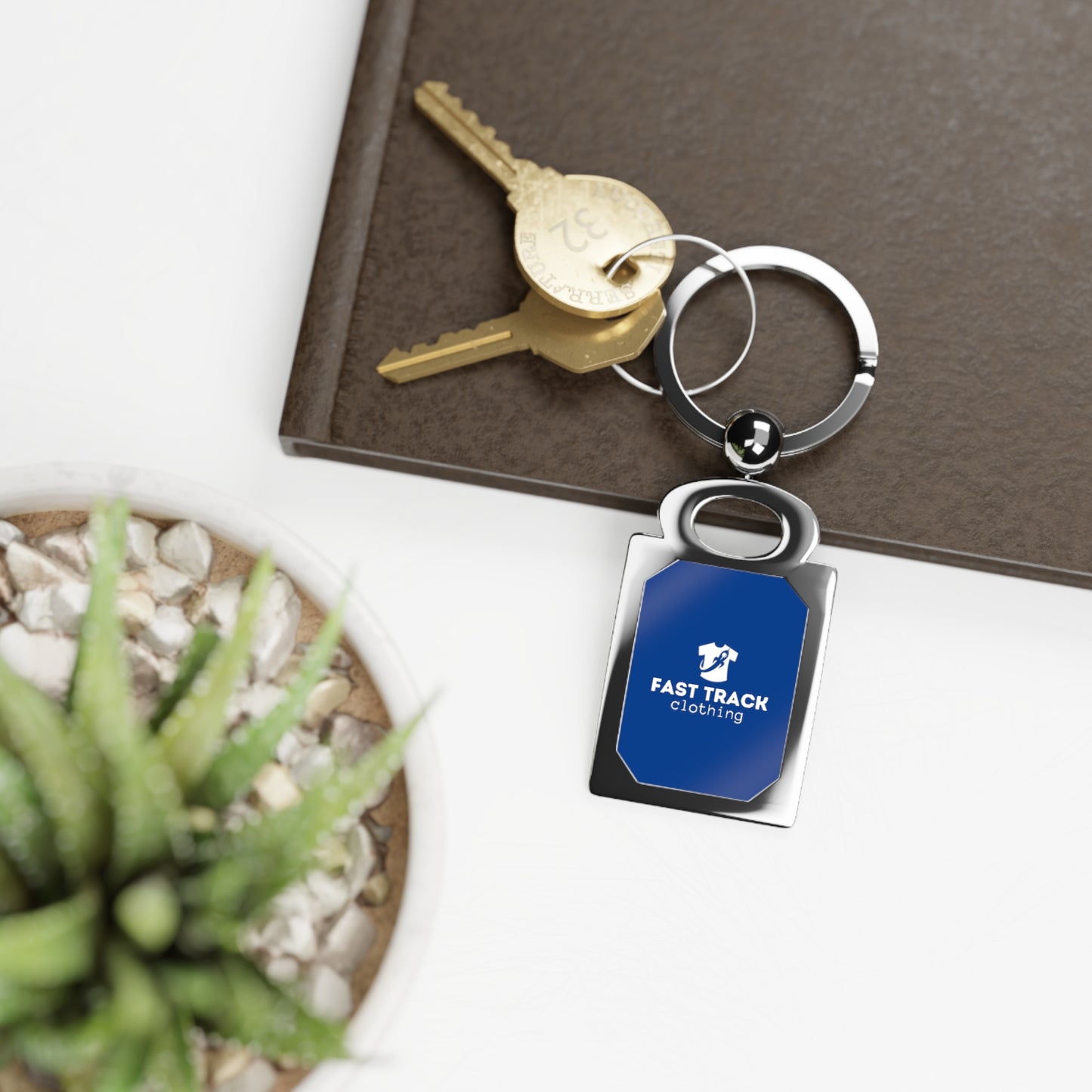 Rectangle Photo Keyring